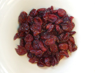 Dried cranberries texture