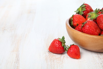 Ripe strawberry