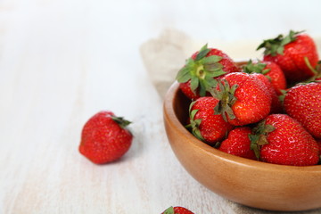 Ripe strawberry