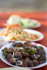 Thai escargot