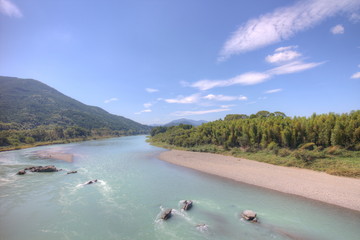 三重県度会宮川の風景no.35