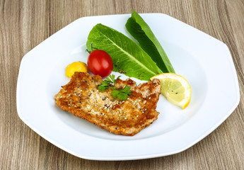 Pork schnitzel