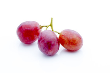 Grape on the white background. Fresh  berry.
