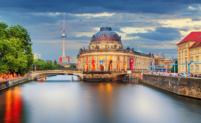 Germany, Berlin at twilight