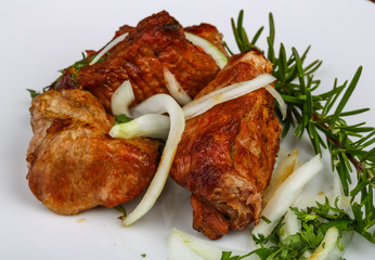 Grilled pork
