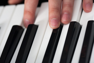 Piano playing