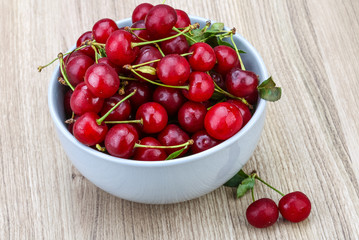 Cherry in the bowl