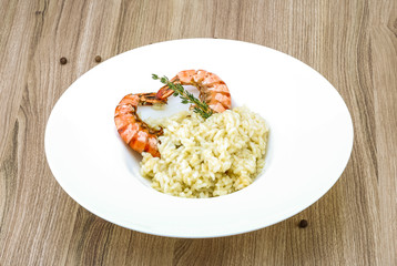 Risotto with prawn