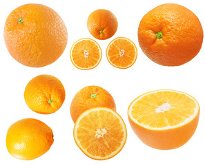 orange isolated on white