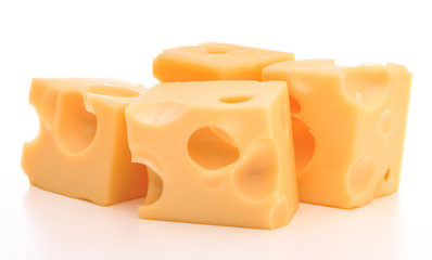 cheese isolated on white background cutout