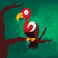 Vector griffin cartoon illustration