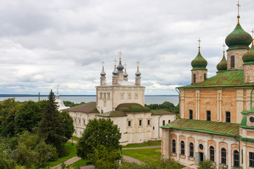 Fototapeta na wymiar Assumption cathedral in Goritsky Monastery. Pereslavl-Zalessky.