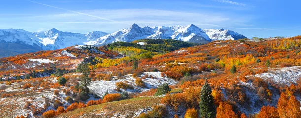 Foto op Canvas Continental divide in autumn time near Ridge way Colorado © SNEHIT PHOTO