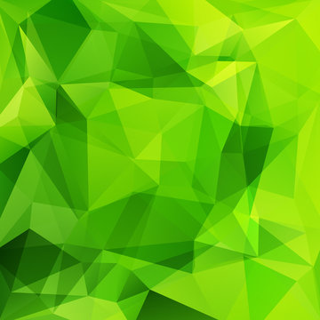 green polygonal background
