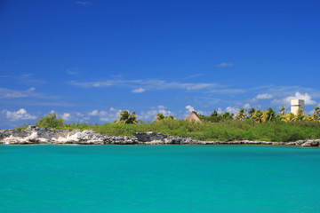 Fototapeta na wymiar Messico, Cancun, Contoy e Isla Mujeres
