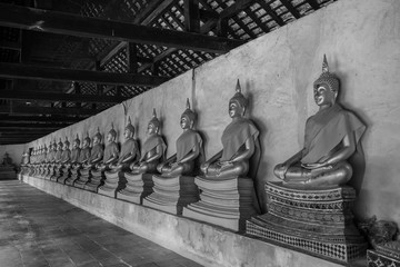  The main hall of Wat Putthaisawan with Buddha statue Wat Putthaisawan is a famous temple built in ancient Siam Kingdom in Ayutthaya,Thailand