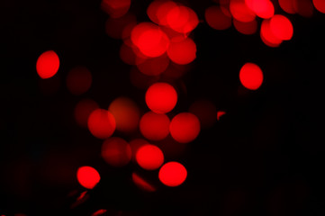 abstract background with red bokeh