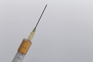 a syringe