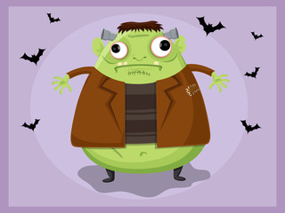 Frankenstein cartoon