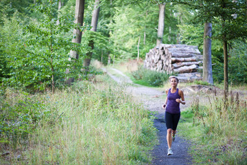 woman portrait doing sport