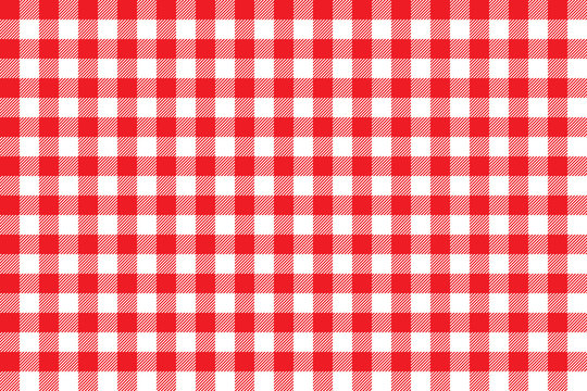 Tablecloth Background Red Seamless Pattern