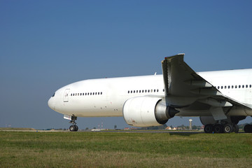avion au sol