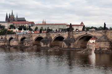 Charles Bridge in Prague, Czech Republic