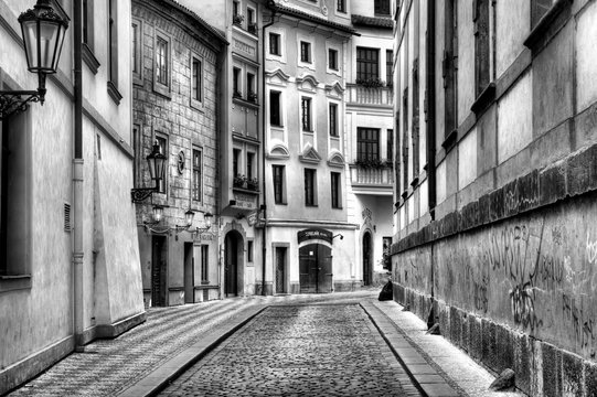 Panorama of Prague, Czech Republic.