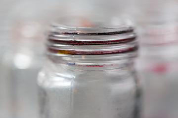 Glass bottle background