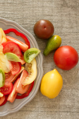 tomato salad for a healthy body and spirit