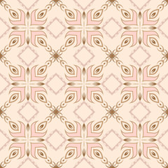 Vintage seamless texture on beige background.