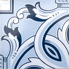 Obraz premium Traditional Portuguese glazed tiles