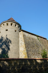 Fototapeta na wymiar Stadtmauer Amberg