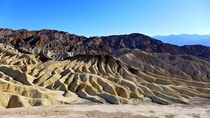 Badlands im Tal des Todes