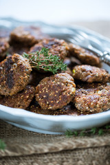 Sesambratlinge, vegan 