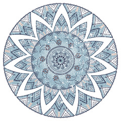 Mandala, ornamental round pattern. Tribal, ethnic, bohemian, isl