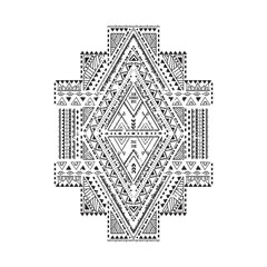 Ethnic geometrical pattern, tribal print, for greeting cards, t-