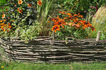 Bordure de massif en branches