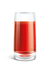 Tomato juice illustration 
