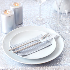 Christmas table setting