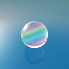 glass transpancy color ball