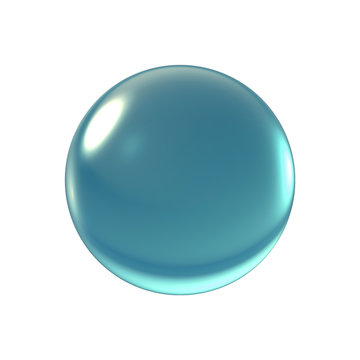 crystal blue  ball