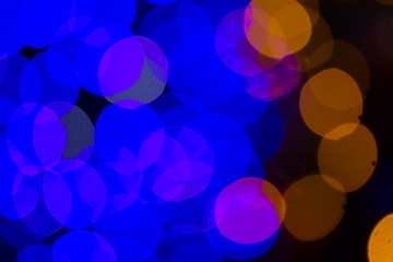 christmas  lights defocused background