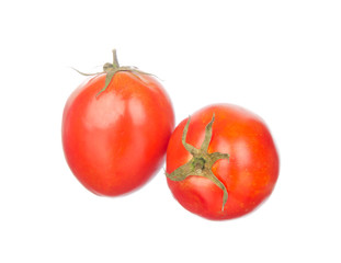 Tomatoes isolated on white background