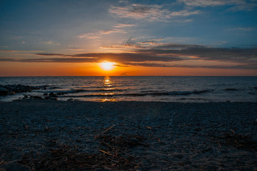 Sunset on Stromboli
