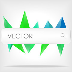 Vector triangle background . Modern banner design template