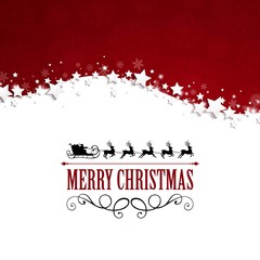 Vector Illustration of a Decorative Christmas Background