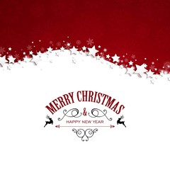 Vector Illustration of a Decorative Christmas Background