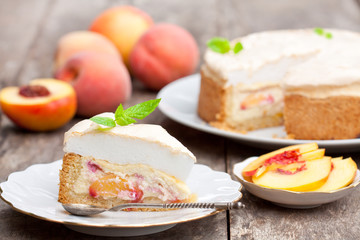delicious homemade peach pie