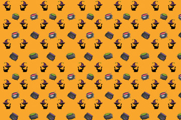 halloween pattern background holiday celebration idea concept
